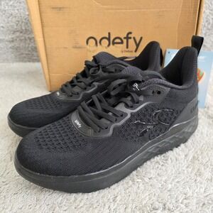 Gravity Defyer XLR8 RUN All Black Women's TB9034FBL Shoes Sneakers‎ 9.5 WIDE NEW